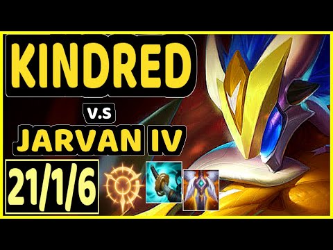 CARBON (KINDRED) vs JARVAN IV - 21/1/6 KDA JUNGLE GAMEPLAY - OC Ranked DIAMOND