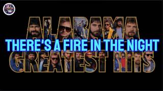 THERE'S A FIRE IN THE NIGHT -  ALABAMA LYRIC VIDEO