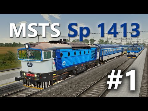 Microsoft Train Simulator - trať 321 | Sp 1413 Olomouc hl.n. - Jeseník #1