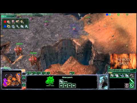 THE WOOD LEAGUE Starcraft 2: Tarson V. Bly (TvZ) - Part 1