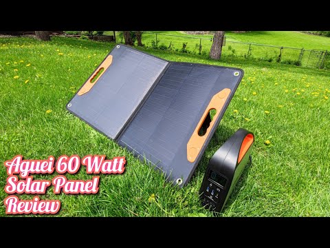 Aguei 60 Watt Solar Panel ( Review ) So easy 💫
