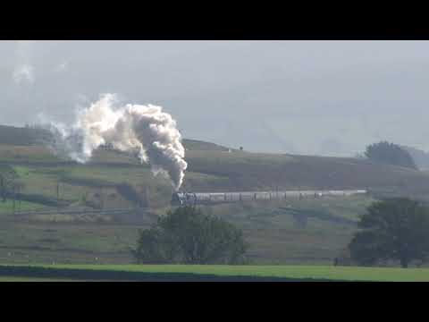 6201 Battles Shap Bank on the Royal Scot 15/10/11.