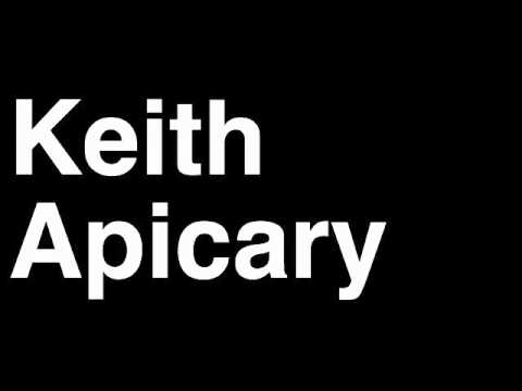 How to Pronounce Keith Apicary Dance Audition Video Youth Large Show Game Reviewer