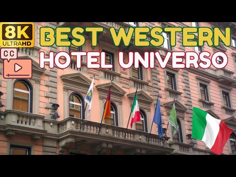 【8K】Best Western Plus Hotel Universo in Rome, Italy - Complete Tour (Subtitles)