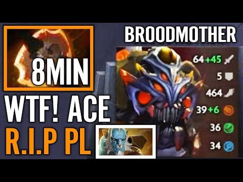 8Min BF ACE Broodmother Battle Fury Counter PL So EAsy Dota 2 Pro Gameplay
