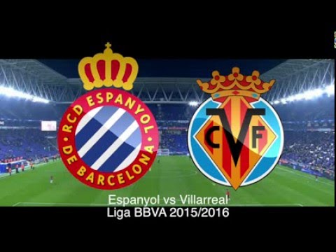 Espanyol 2 - 2 Villarreal, Goles y Resumen, Liga BBVA 2016