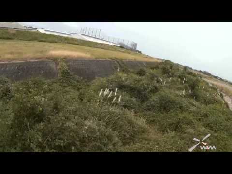 141012 QAV250 low alt practicing in strong wind