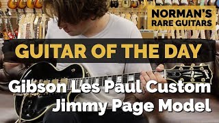 Video thumbnail for Guitar of the Day: Gibson Les Paul Custom Jimmy Page Model | Norman's Rare Guitars by Normans Rare Guitars