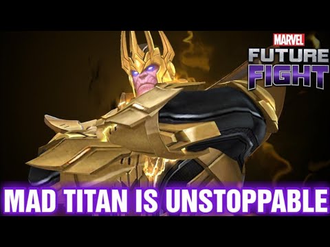Thanos (Obsidian King) Vs Timeline (Autoplay) Meta's Marvel Future Fight #Thanos #Mff #histromorphic