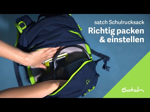 satch Schulrucksack - Richtig packen & einstellen! (DE)