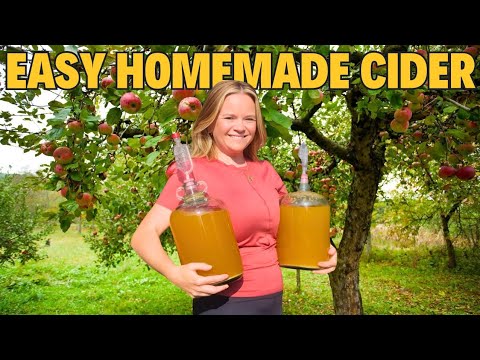 How To Make Cider From Fresh Apples - Step-By-Step Guide - Beginner Friendly 