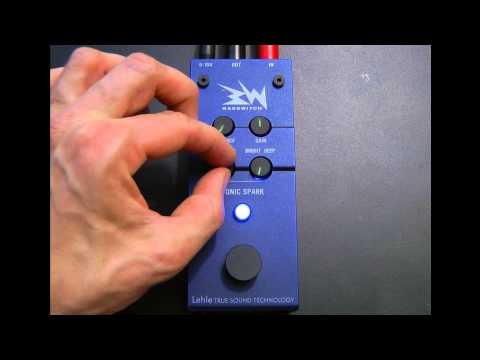 BASSWITCH SONIC SPARK - tube sound enhancer preamp boost pedal demonstration