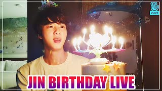 ENG SUB JIN BIRTHDAY LIVE VLIVE (20211204) JIN VLI