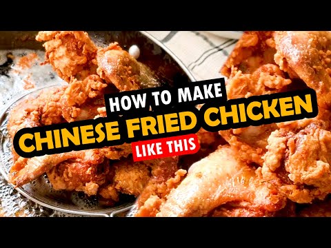 How Chinese Chef Cooks Fried Chicken Wings