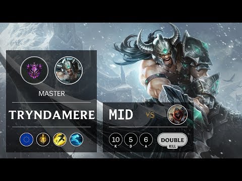 Tryndamere Mid vs Zed - EUW Master Patch 10.1