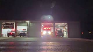 Paradise Volunteer Fire Department Engine and Brush 118 Responding