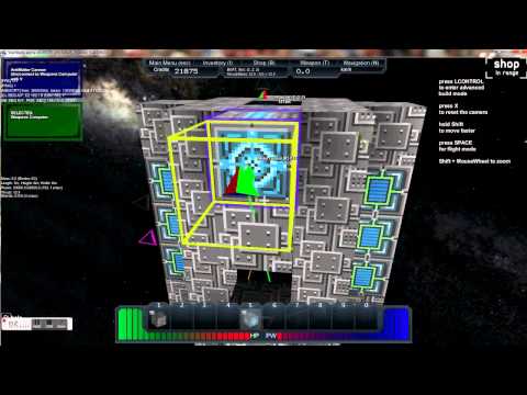 StarMade Alpha Before And After Space Capsule Ship