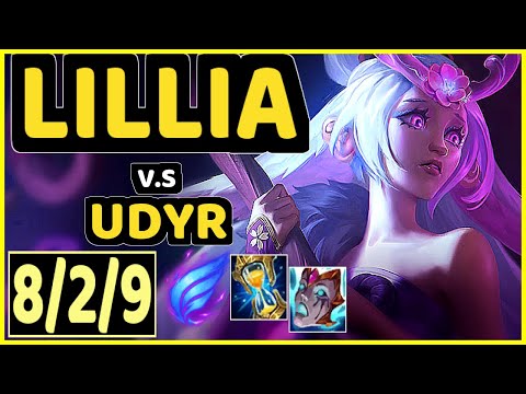 LILLIA vs UDYR - 8/2/9 KDA JUNGLE CHALLENGER GAMEPLAY - KR