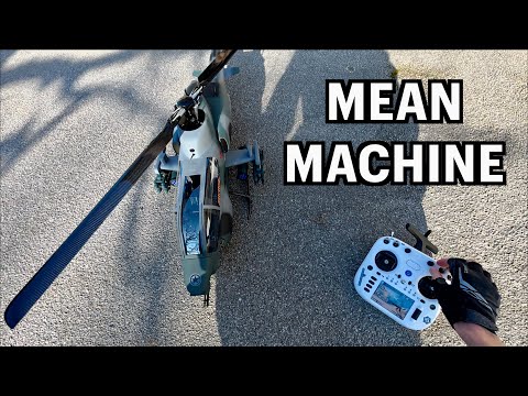 Bell AH-1 Cobra Helicopter 🫡 | Large & Loud Hover Flight | FLISHRC | Stirlingkit