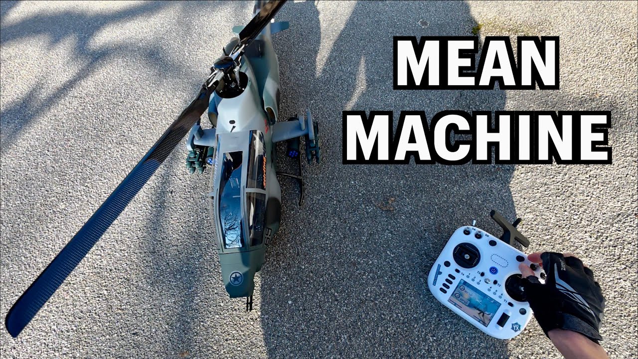 Bell AH-1 Cobra Helicopter 🫡 | Large & Loud Hover Flight | FLISHRC | Stirlingkit