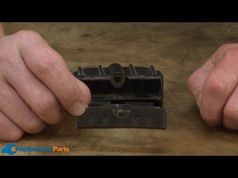 Part of a video titled How to Service or Replace the Air Filter on a Campbell ... - YouTube