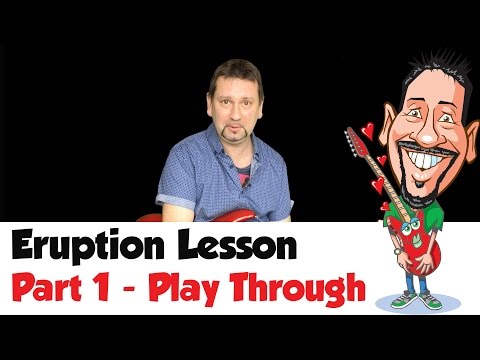 Eruption Lesson - Part 1 Van Halen