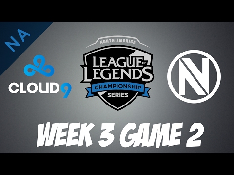 C9 vs Team EnVyUs | Game 2 | HIGHLIGHTS | NA LCS W3D2 2017 Spring split