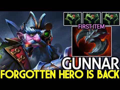 GUNNAR [Sniper] Forgotten Hero is Back with Full Agility Build Dota 2