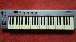 Video thumbnail for Ashton umk 49 midi keyboard quick overview by cherry media