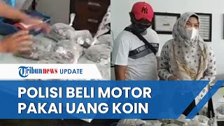 Polisi di Cianjur Beli Motor Baru seharga Rp 22,1 Juta Pakai Uang Koin Tabungan selama 8 Tahun