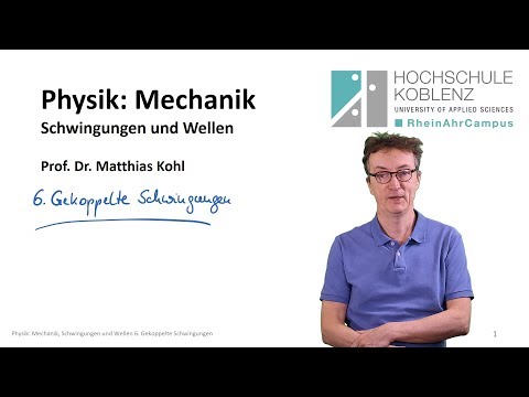 Physik Mechanik, Schwingungen und Wellen: Kapitel 6. Gekoppelte Schwingungen