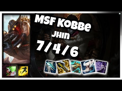 Jhin 11.4 Gameplay Challenger Replay Bot Lane - S11 (7/4/6) - EU