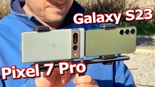 Samsung Galaxy S23 VS Google Pixel 7 Pro Camera Comparison!