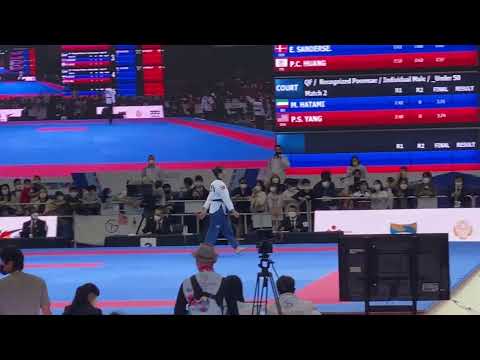 WORLD POOMSAE CHAMPS 2022 | RECOGNIZED INDIV | DENMARK VS CHINESE TAIPEI