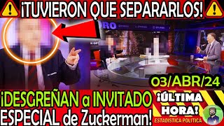 TUVIERON QUE CORTAR ¡ DESGREÑAN a INVITADO ESPECIAL de Zuckerman !