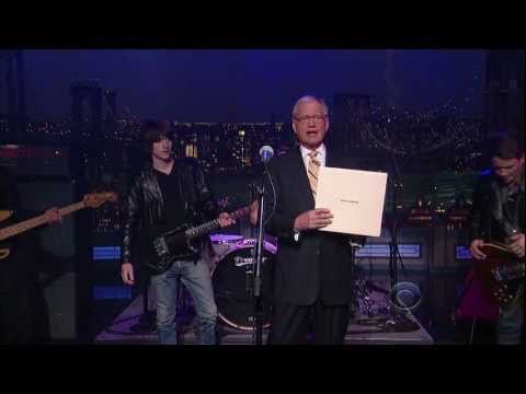 Arctic Monkeys - Don't Sit Down Cause I've Moved Your Chair - HD - Letterman