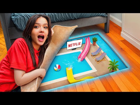 EVİME AQUAPARK HAVUZ YAPTIM !? Feride Özdinç | Sıla Dündar