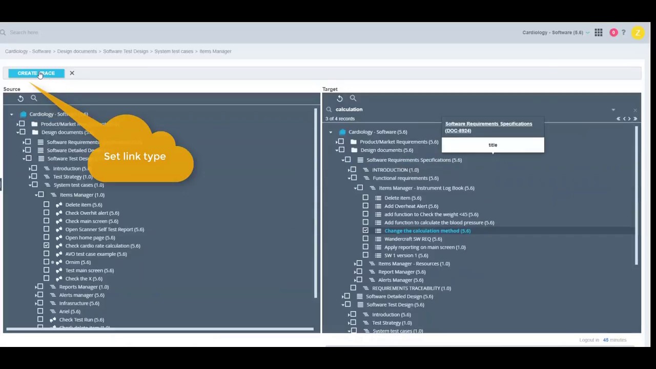 Orcanos Requirements Management Tool