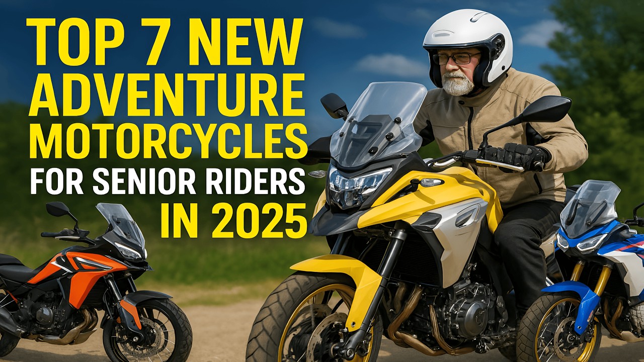 Top 7 New Adventure Motorcycles For Senior Riders In 2025