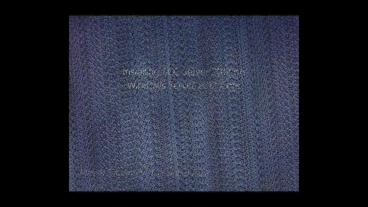 Installing SQL Server 2012 on Windows Server 2012 Core