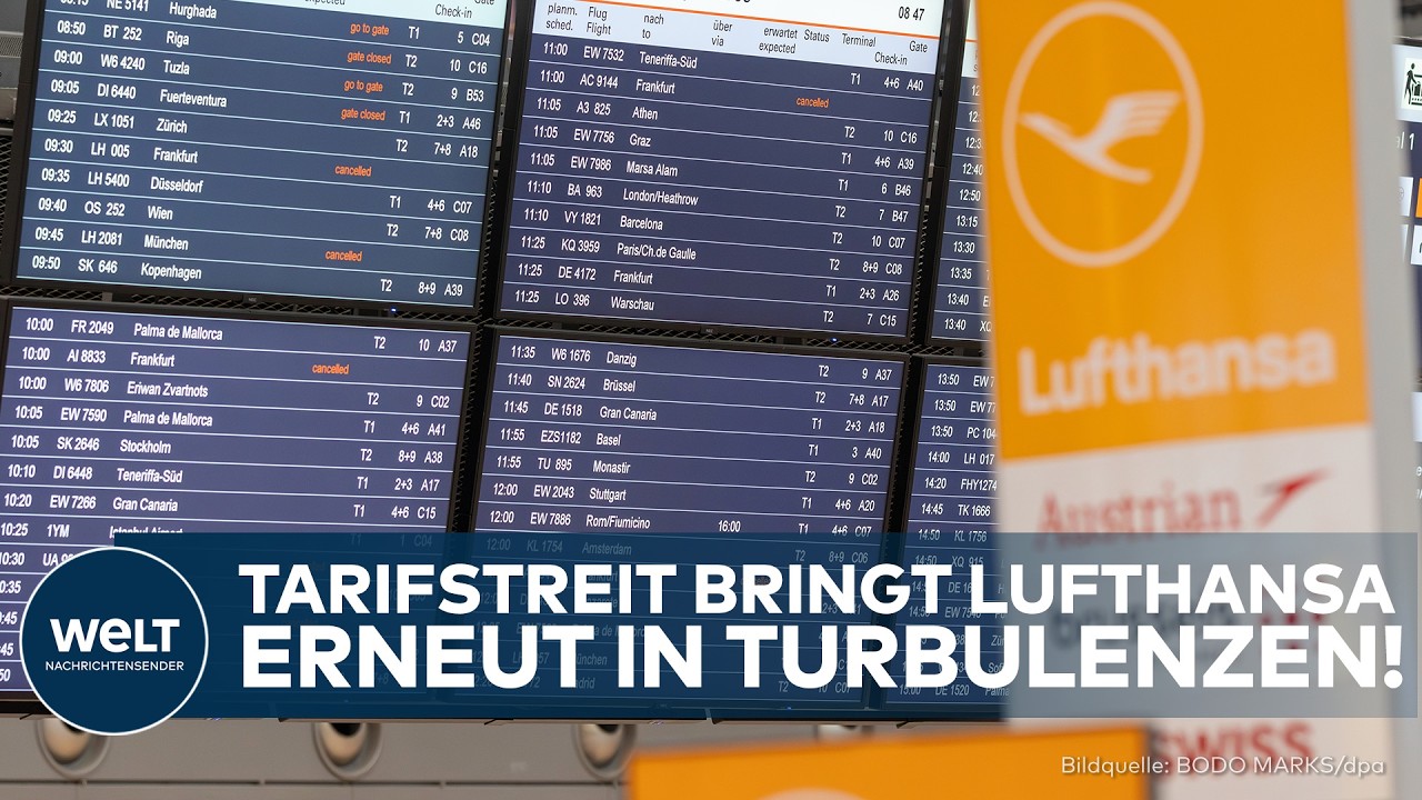 STREIK-SCHOCK: Dritter Streik in diesem Jahr! Eskaliert der Tarifkonflikt bei Lufthansa?