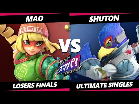 Sumapa 158 LOSERS FINALS - Shuton (Falco) Vs. Mao (Min Min) Smash Ultimate - SSBU