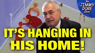 SUPER CREEPY PEDO Art Hanging In Clinton Advisor ’s Home!