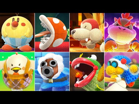 Yoshi's Woolly World - All Castles