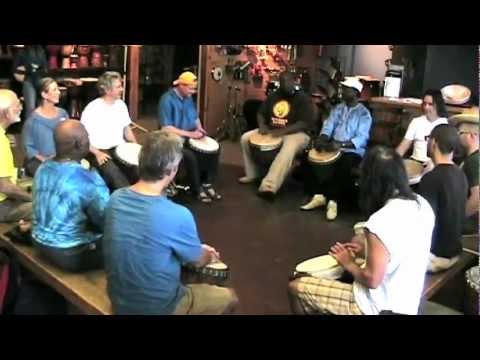All levels Djembe Instruction with Senior Instructor Malik Sow at Motherland Music