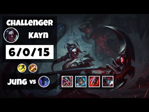 Kayn s11 Jungle Challenger Replay (6/0/15) - BR