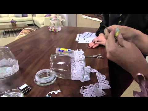 Mulher.com 17/05/2013 Christina Carneiro - Bioscrap em vidro  Parte 1/2