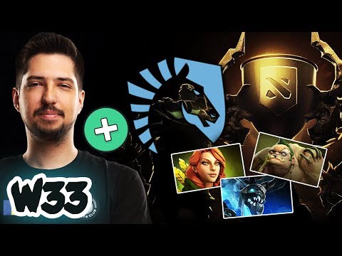 w33 FIRST TIME Battle Cup with Team Liquid - Will he be the new Core Player for Team Liquid? Dota 2