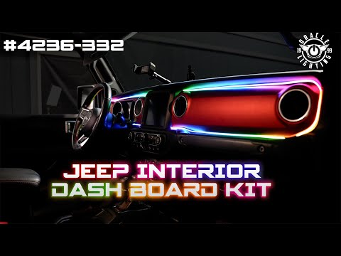 DIY Installation Guide: Jeep Dynamic ColorSHIFT LED Interior Dash Kit from ORACLE Lighting