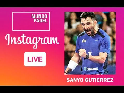 Sanyo Guriérrez en Mundo Padel - Vivo Instagram 3